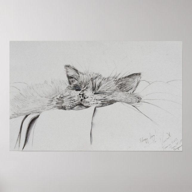 Póster Monty-sleepy (Frente)