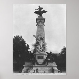 Póster Monument to Leon Gambetta 2
