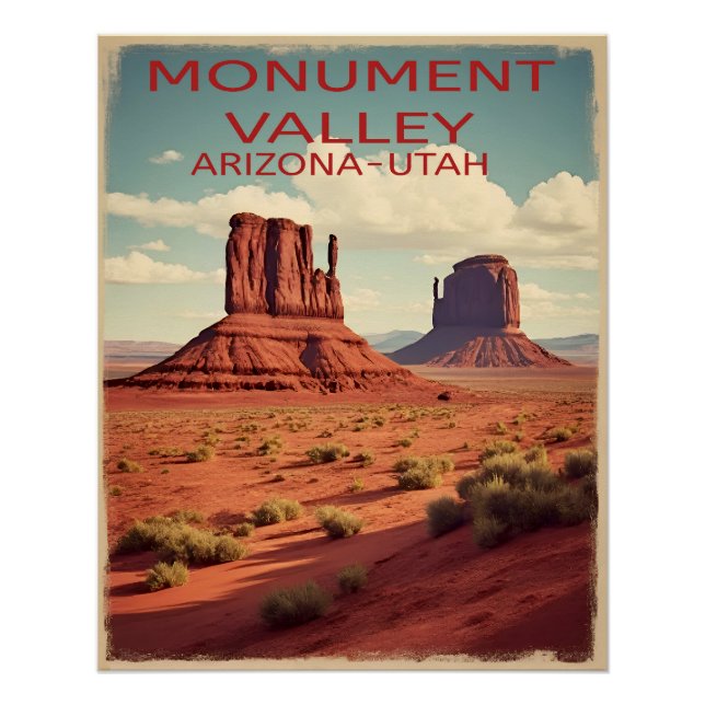 Póster Monument Valley (Anverso)