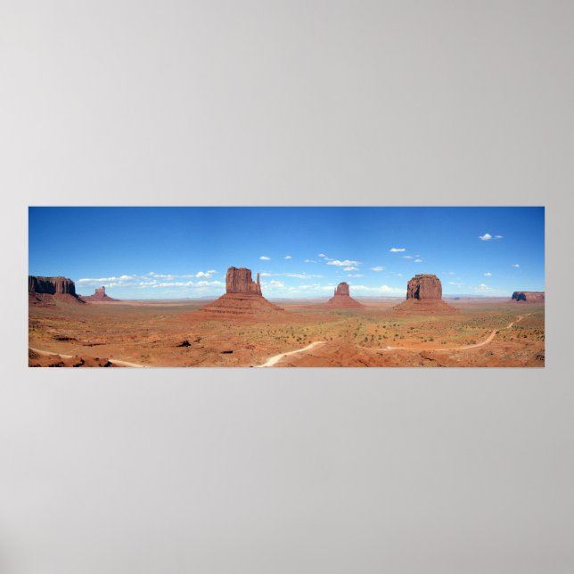 Póster Monument valley Panorama (Frente)