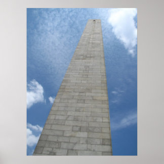 Póster Monumento A Bunker Hill En Boston