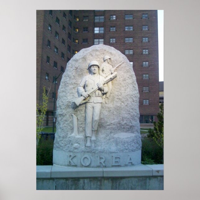Póster Monumento a Corea en Buffalo Naval Park (Frente)