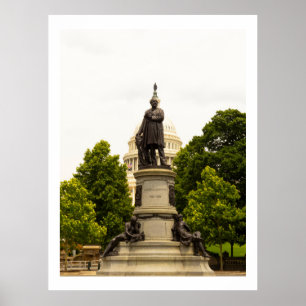 Póster Monumento a Garfield, Washington DC