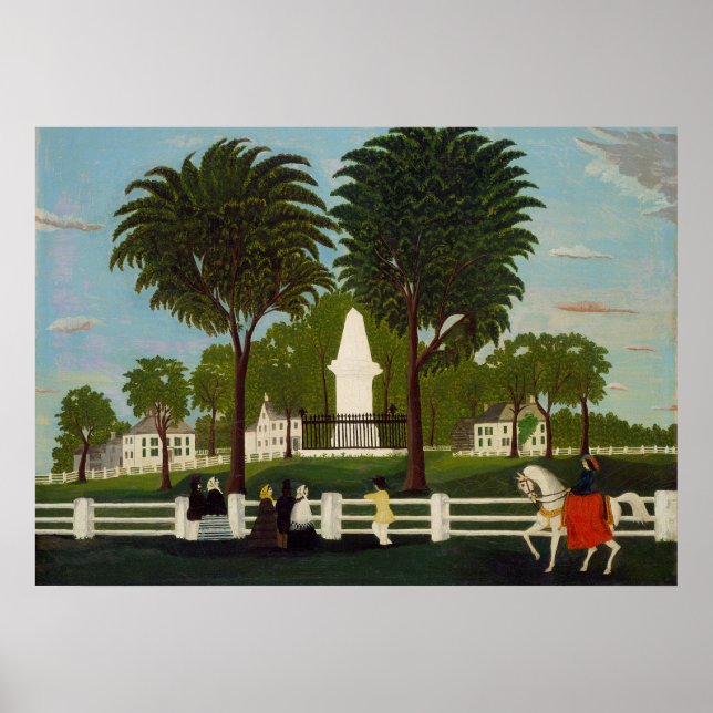 Póster Monumento a la Batalla de Lexington, c.1830 (Frente)