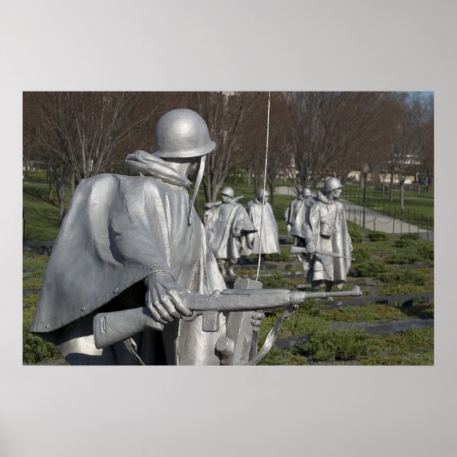 Póster Monumento a la Guerra de Corea (Frente)