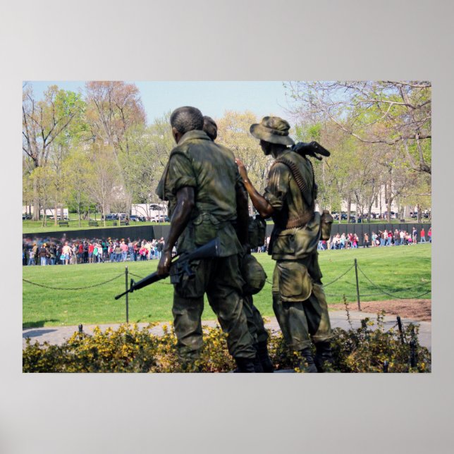 Póster Monumento a la Guerra de Vietnam D.C. (Frente)