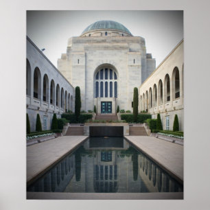 Póster Monumento a la Guerra en Australia, Canberra
