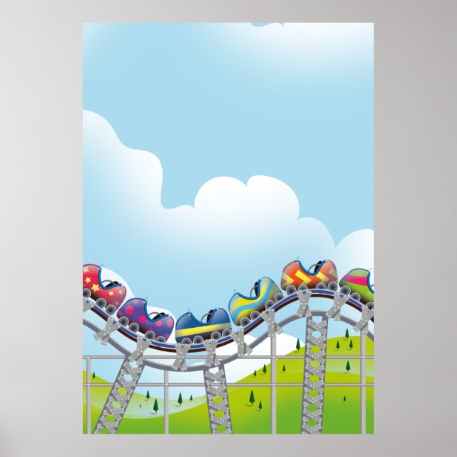 Póster Monumento a la montaña rusa (Frente)