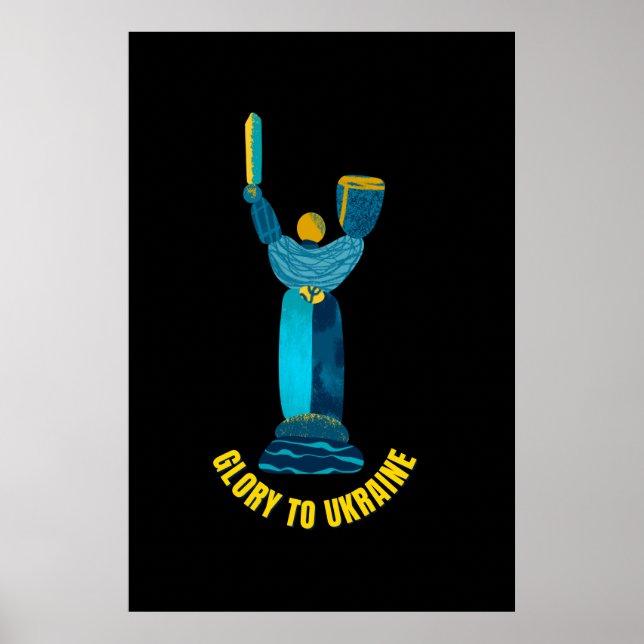 Póster Monumento A La Patria De Ucrania (Frente)