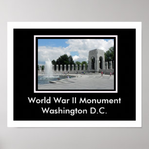 Póster Monumento a la Segunda Guerra Mundial