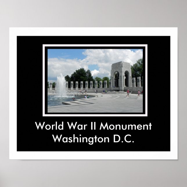 Póster Monumento a la Segunda Guerra Mundial (Frente)