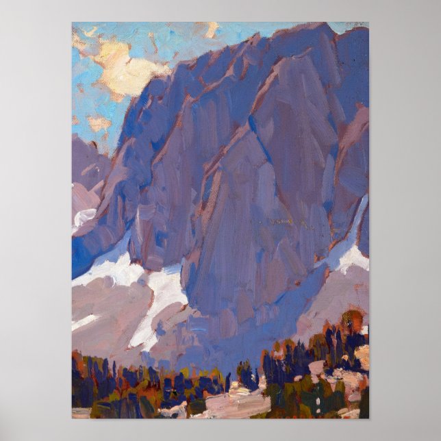 Póster Monumento a la sierra por Edgar Payne (Frente)