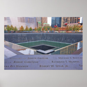 Póster Monumento a la Zona Cero 9-11