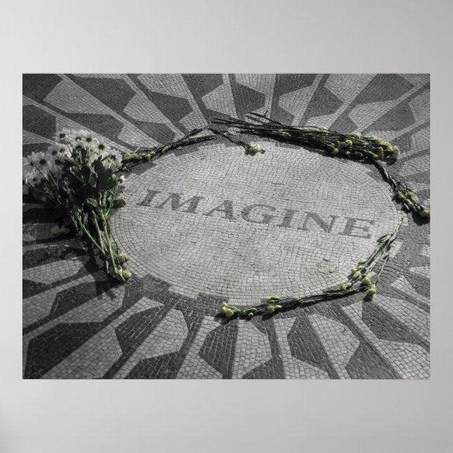 Póster Monumento a Lennon (Frente)