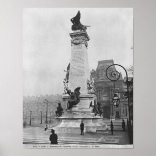 Póster Monumento a Leon Gambetta