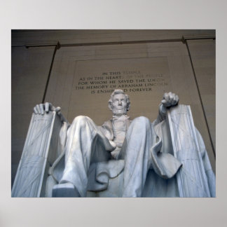 Póster Monumento a Lincoln