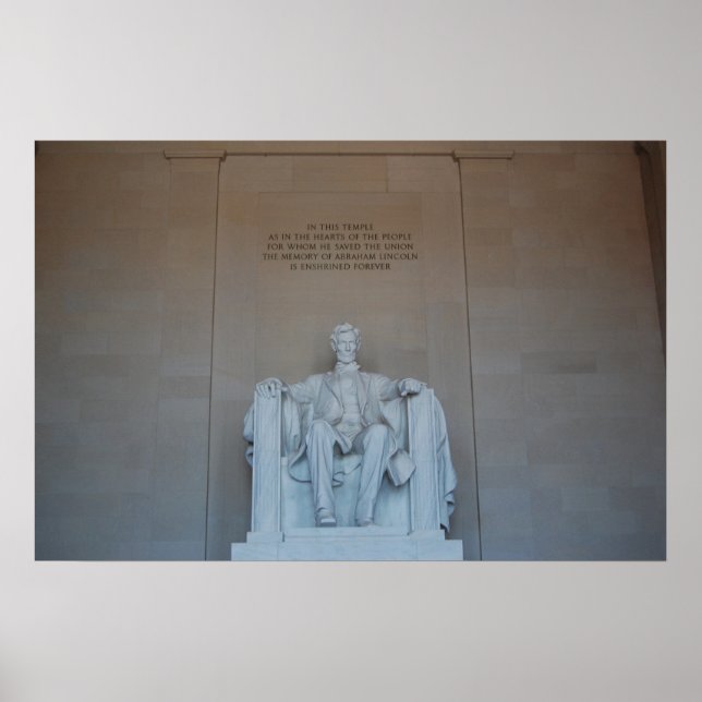 Póster Monumento a Lincoln (Frente)