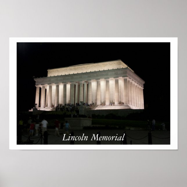 Póster Monumento a Lincoln (Frente)
