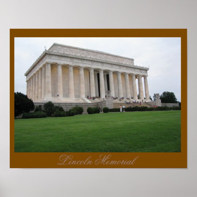 Póster Monumento a Lincoln (Frente)