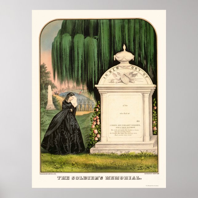 Póster Monumento a los soldados en 1863 (Frente)