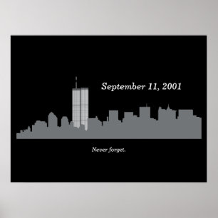 Póster Monumento a los vectores 9/11