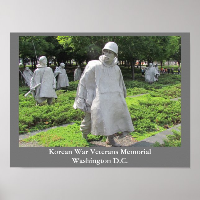 Póster Monumento a los veteranos de guerra coreanos - pos (Frente)