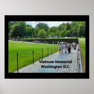 Póster Monumento a los Veteranos de Vietnam