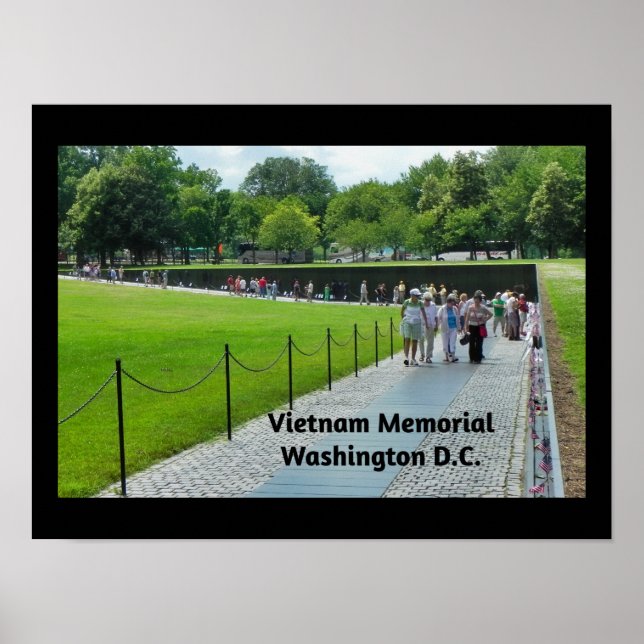 Póster Monumento a los Veteranos de Vietnam (Frente)
