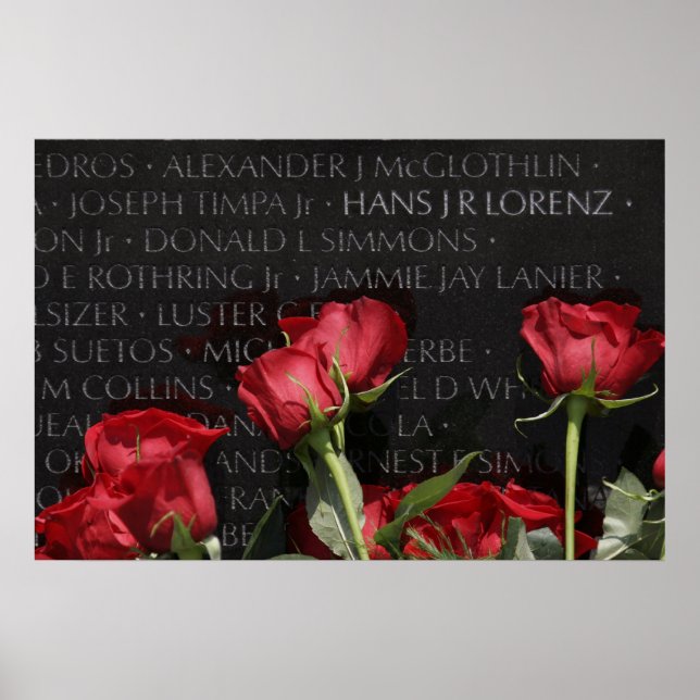 Póster Monumento a los Veteranos de Vietnam (Frente)