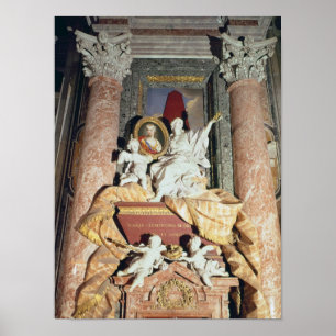 Póster Monumento a María Clementina Sobieska 1739