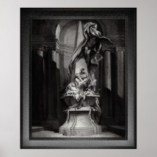 Póster Monumento a Mignard por François Boucher