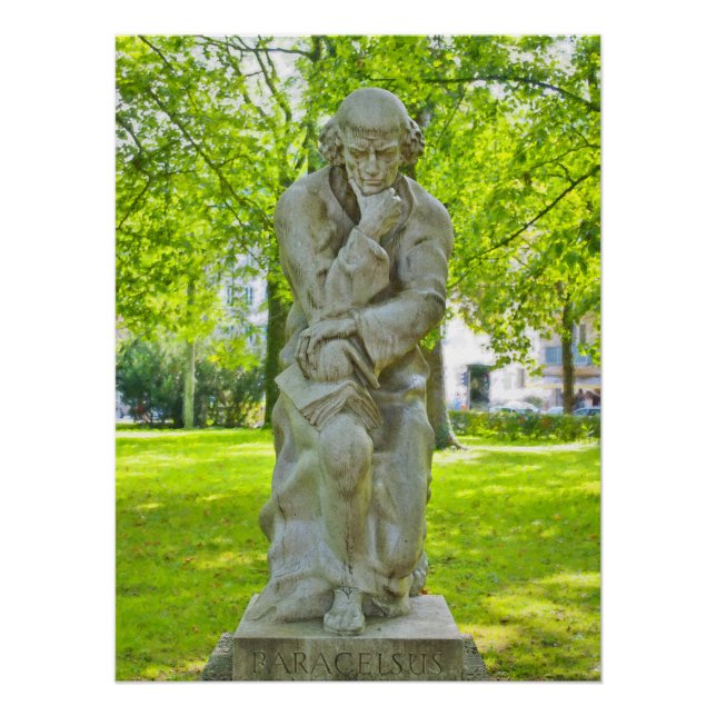 Póster Monumento a Paracelso en Salzburgo (Anverso)