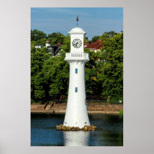 Póster Monumento a Scott, Lago Roath Park, Cardiff, Gales