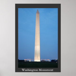 Póster Monumento a Washington