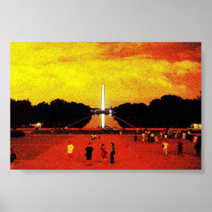 Póster Monumento a Washington