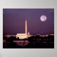 Monumento a Washington, el Capitolio y Jefferson