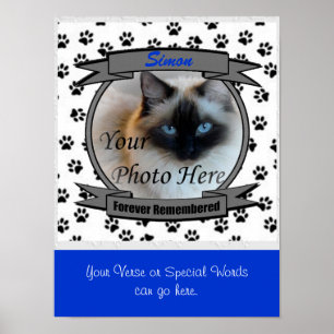 Póster Monumento al gato recordado por siempre - Pérdida