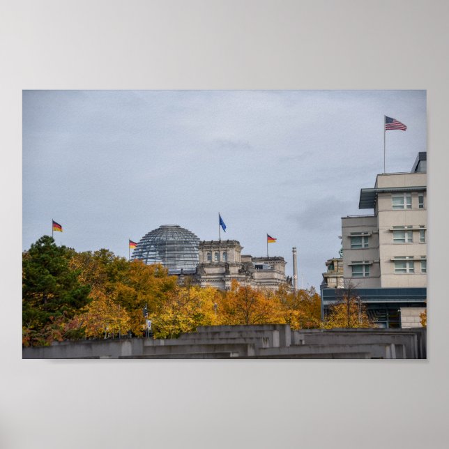 Póster Monumento al Holocausto, Berlín, Alemania (Frente)