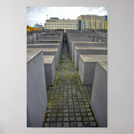 Póster Monumento al Holocausto, Berlín, Alemania