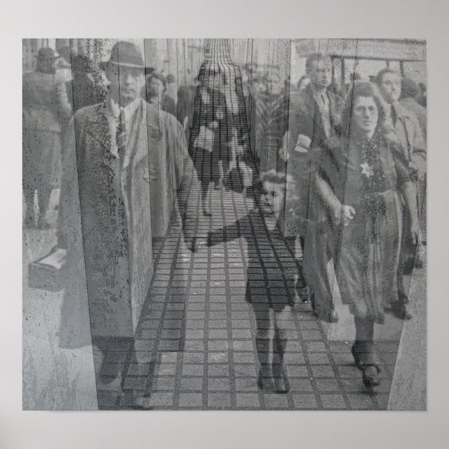 Póster Monumento al Holocausto Judío (Denkmal), Berlín (j (Frente)