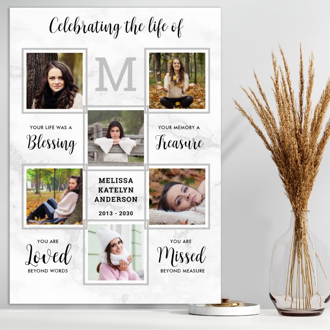 Póster Monumento al Mármol Único 6 Funeral Collage de fot (Subido por el creador)