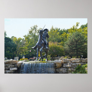 Póster Monumento al Soldado Búfalo, Fort Leavenworth, Kan