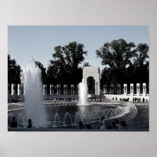 Póster Monumento conmemorativo de la Segunda Guerra Mundi