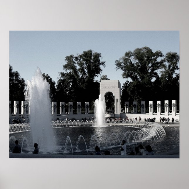 Póster Monumento conmemorativo de la Segunda Guerra Mundi (Frente)