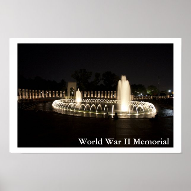 Póster Monumento conmemorativo de la Segunda Guerra Mundi (Frente)