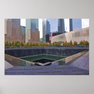 Póster Monumento conmemorativo de la WTC del 9 al 11