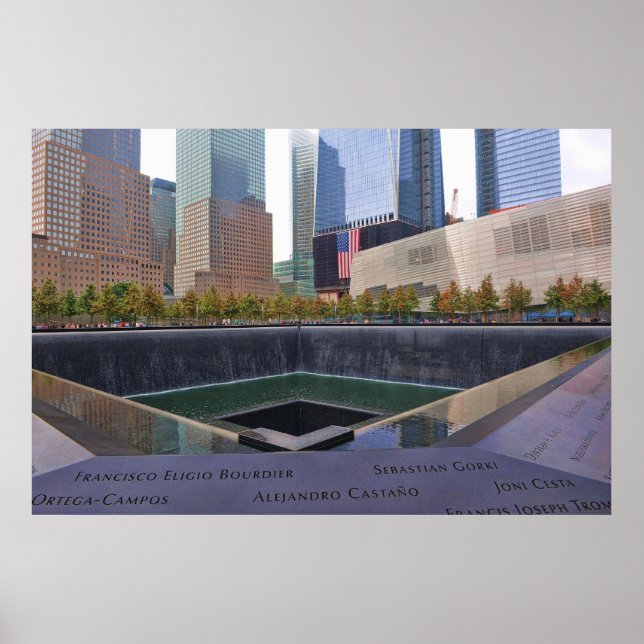 Póster Monumento conmemorativo de la WTC del 9 al 11 (Frente)