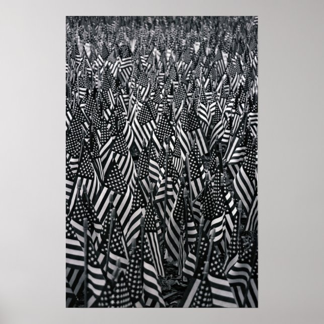 Póster monumento conmemorativo del día de los veteranos (Frente)