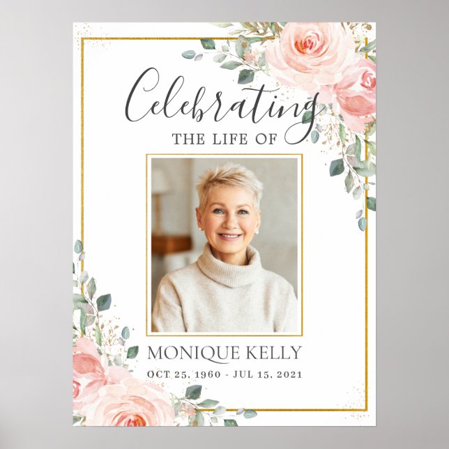 Póster Monumento conmemorativo del funeral de la floral r (Frente)