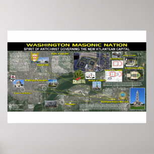 Póster Monumento conmemorativo masónico de Washington - 2